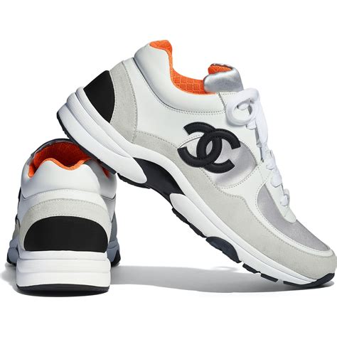 black and orange chanel sneakers|Chanel black sneakers neiman marcus.